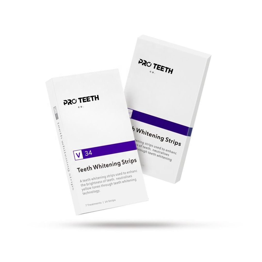 V34 Teeth Whitening Strips (PAP+ Formula)