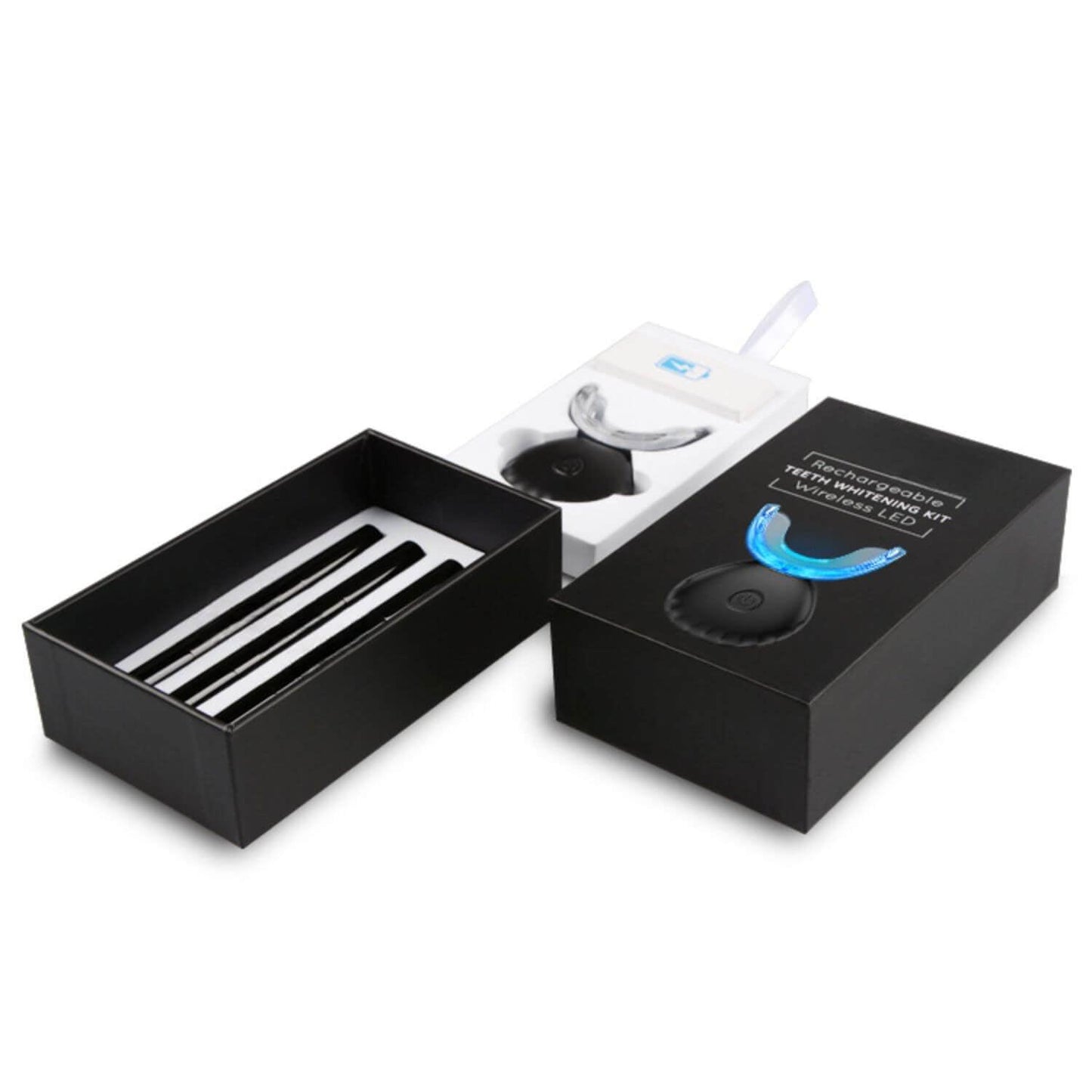 Pro Wireless LED Teeth Whitening Kit (Rechargeable) - Pro Charcoal