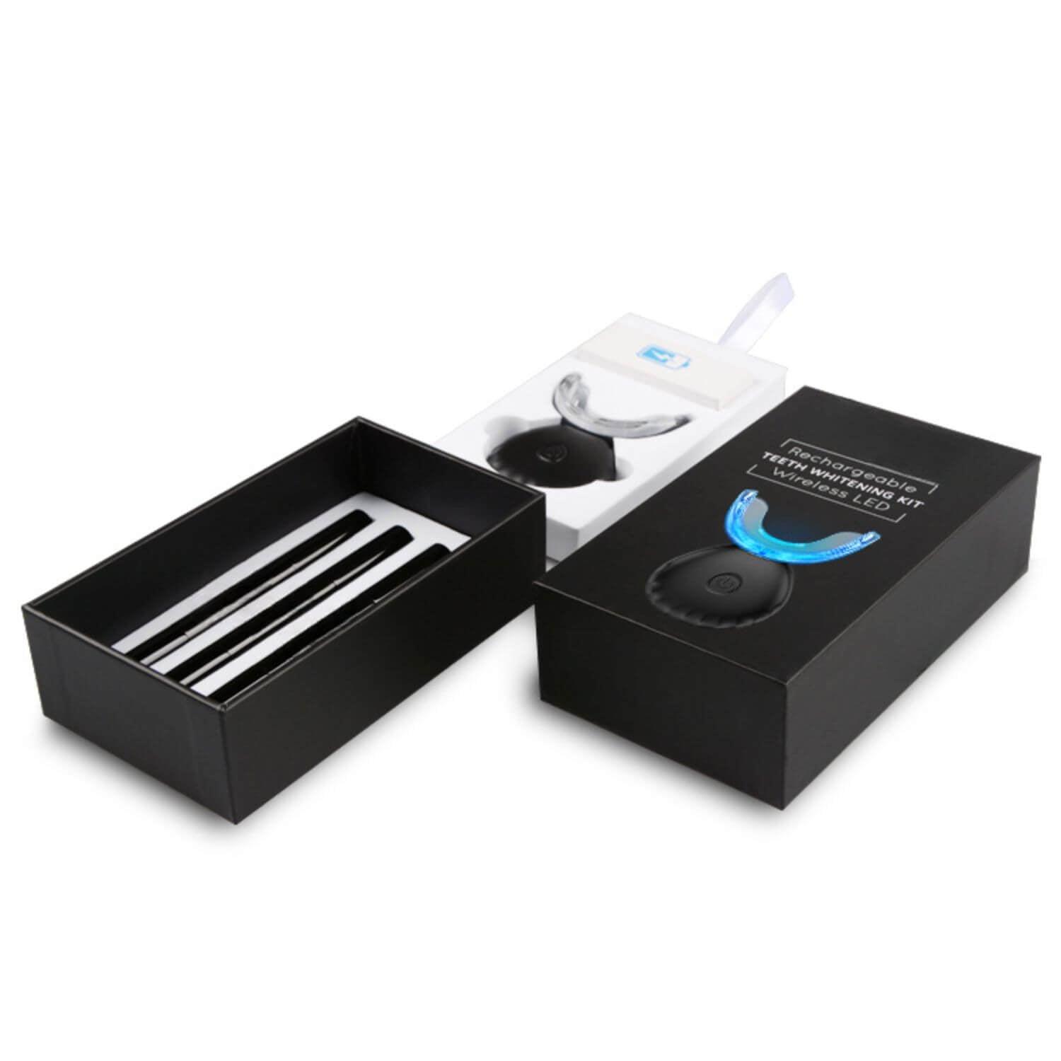 Pro Wireless LED Teeth Whitening Kit (Rechargeable) - Pro Charcoal